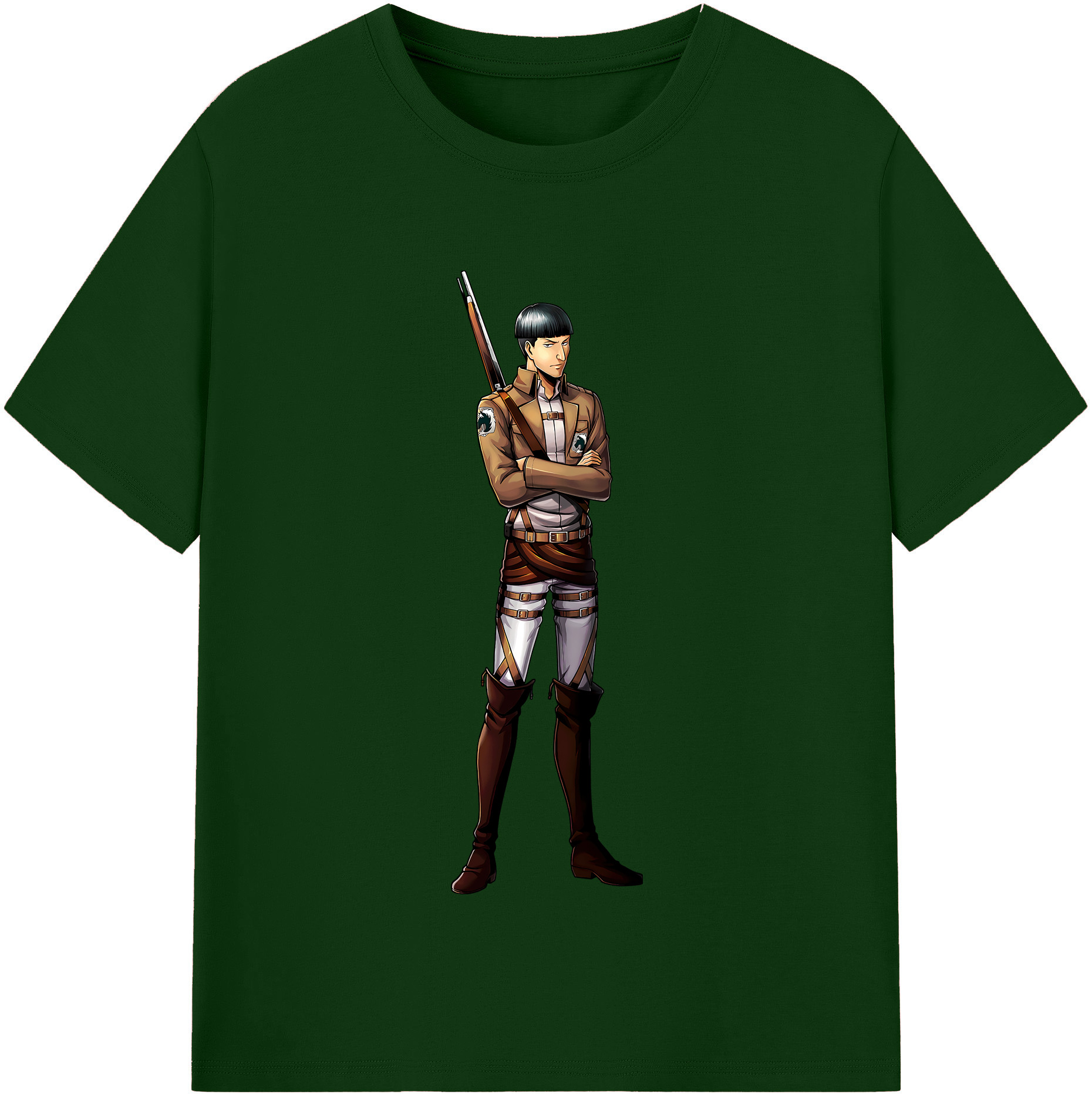 （画像用） 進撃の巨人 Attack on Titan 綿100％半袖Tシャツ（フロントプリント）